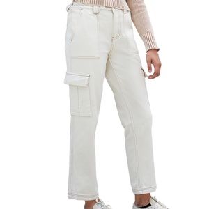 PacSun Contrast Stitch Ankle Utility Cargo Pants